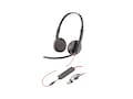 HP Poly Blackwire 3225 Stereo USB-C Headset w  3.5mm Plug & USB-C A Adapter, 8X229AA, 41760775, Headsets (w/ microphone)