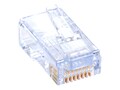 Black Box Cat5E EZ Plugs Unshielded (100-pack), C5EEZUP-100PAK, 16064551, Cable Accessories