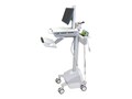 Ergotron StyleView Cart with LCD Pivot, LiFe Powered, SV42-6302-1, 13778858, Computer Carts - Medical