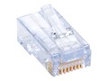 Black Box CAT6 EZ-RJ45 Modular Plug, 100-Pack, C6EZUP-100PAK, 16076034, Cable Accessories
