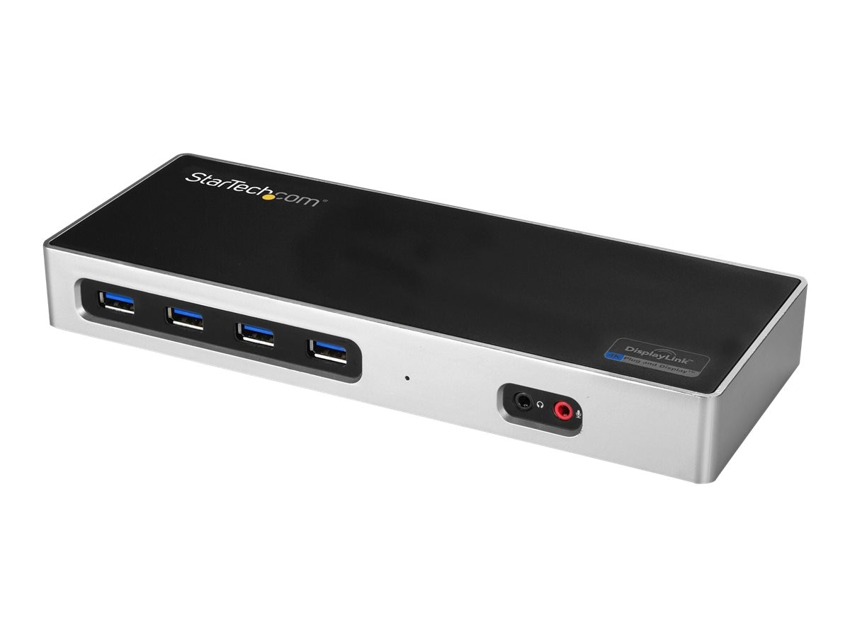 StarTech.com USB-A USB-C Dual 4K Dock with DP & HDMI - Mac