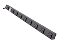 Tripp Lite Vertical Power Strip, (8) Outlets, 120V, 15A, NEMA 5-15P, 15ft Cord, 48, Black Housing, PS2408B, 33134048, Power Strips Tripp Lite Vertical Power Strip, (8) Outlets, 120V, 15A, NEMA 5-15P, 15ft Cord, 48, Black Housing, PS2408B, 33134048, Power Strips