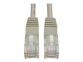 Tripp Lite Cat5e RJ-45 M M 350MHz Molded Patch Cable, Gray, 25ft, N002-025-GY, 169173, Cables