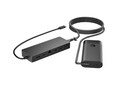 HP Universal USB-C Hub and Laptop Charger Combo, 9H0H9AA#ABA, 41781426, Docking Stations & Port Replicators