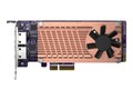 QNAP QM2 Series 2XPCIe M.2 2280 Internal Solid State Drive, QM2-2P2G2T, 41250656, Controller Cards & I/O Boards