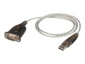 Aten USB Type A to RS-232 M M Adapter Cable, 1m, UC232A1, 34722351, Cables