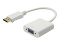 4Xem DisplayPort to VGA M F Adapter, White, 4XDPMVGAFA10W, 36375429, Adapters & Port Converters