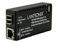 Lantronix Gigabit Mini Media Converter, M/GE-ISW-SFP-01, 31478875, Network Transceivers