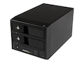 StarTech.com USB 3.0 eSATA Dual-Bay Trayless 3.5” SATA 6Gb s Hard Drive Enclosure w  UASP, S352BU33RER, 17612880, Hard Drive Enclosures - Multiple