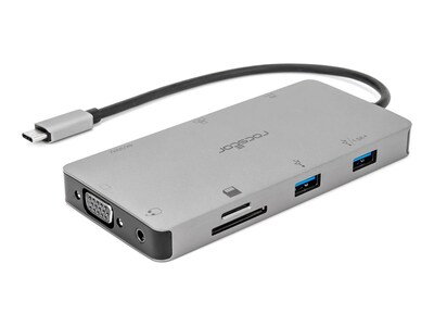 Rocstor USB-C MULTIPORT HUB ADAPTER, Y01H01-AG, 41612504, Docking Stations & Port Replicators Rocstor USB-C MULTIPORT HUB ADAPTER, Y01H01-AG, 41612504, Docking Stations & Port Replicators