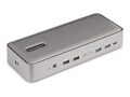 StarTech.com Dual 4K 60Hz DisplayPort USB-C KVM Laptop Docking Station w  USB Hub, GbE, PD, 129N-USBC-KVM-DOCK, 41634885, KVM Switches