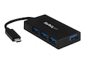 StarTech.com 4 Port USB-C to 4x USB-A (USB 3.0 SuperSpeed 5Gbps)Hub - Self USB Bus Powered, HB30C4AFS, 34062681, USB & Firewire Hubs