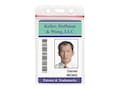 Brady Clear Vinyl Vertical Badge Holder with Resealable Top, 2.38 x 3.88, 100-Pack, 1815-1110 , 42076866, Office Supplies Brady Clear Vinyl Vertical Badge Holder with Resealable Top, 2.38 x 3.88, 100-Pack, 1815-1110 , 42076866, Office Supplies