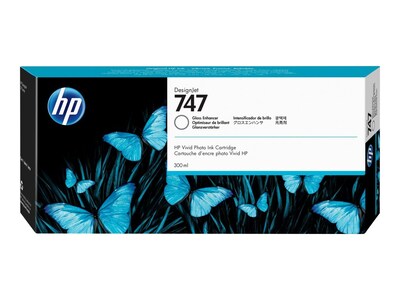 HP 747 (P2V87A) 300ml Gloss Enhancer DesignJet Ink Cartridge, P2V87A, 35704593, Ink Cartridges & Ink Refill Kits - OEM HP 747 (P2V87A) 300ml Gloss Enhancer DesignJet Ink Cartridge, P2V87A, 35704593, Ink Cartridges & Ink Refill Kits - OEM