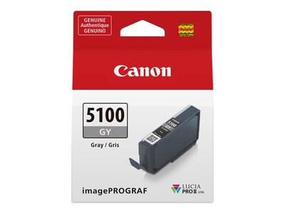 Canon PFI-5100 GY, GRAY INK TANK, 6959C002                      , 41916173, Ink Cartridges & Ink Refill Kits - OEM