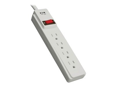 Tripp Lite Power It! Power Strip (4) Outlets 10ft Cord, PS410, 15153077, Power Strips