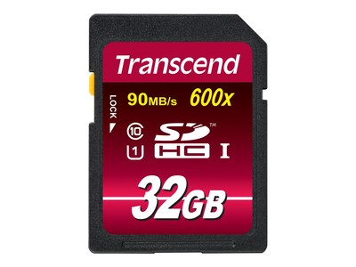Transcend 32GB UHS-I Ultimate SDHC SDXC Card, Class 10, TS32GSDHC10U1, 15796849, Memory - Flash