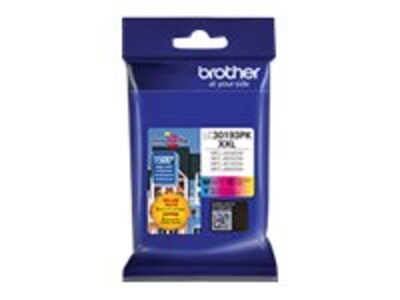 Brother LC30193PK Super High Yield Color Ink Cartridges (3-pack), LC30193PK, 33569949, Ink Cartridges & Ink Refill Kits - OEM