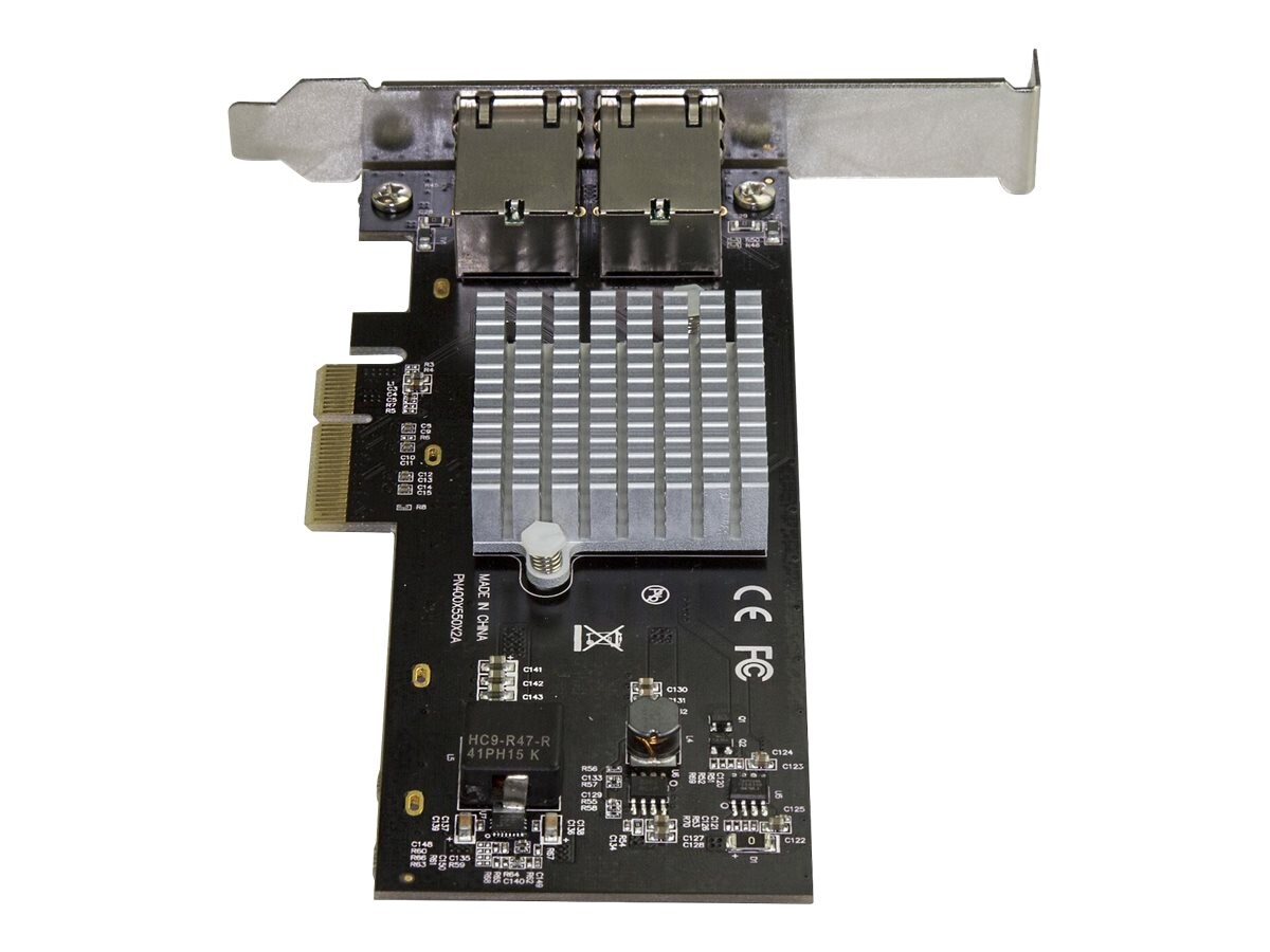 StarTech.com Dual Port 10Gb PCIe Network Card - NBASE-T Ethernet
