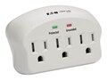 Tripp Lite Protect It! Surge Suppressor, 660 Joules, (3) Outlets, Direct Plug-in, SK3-0, 13420611, Surge Suppressors