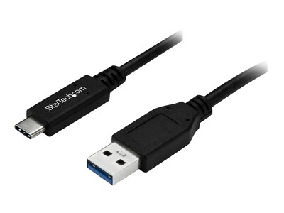 StarTech.com USB 3.0 Type A to USB-C M M Cable, Black, 1m, USB315AC1M, 34150859, Cables