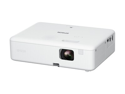 Epson EpiqVision Flex CO-W01 WXGA 3LCD Portable Projector, 3000 Lumens, White, V11HA86020, 41550357, Projectors