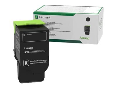 Lexmark Black High Yield Return Program Toner Cartridge for C2325dw, C2425dw, C2535dw, MC2325adw, MC2425adw, C231HK0, 35767631, Toner and Imaging Components - OEM
