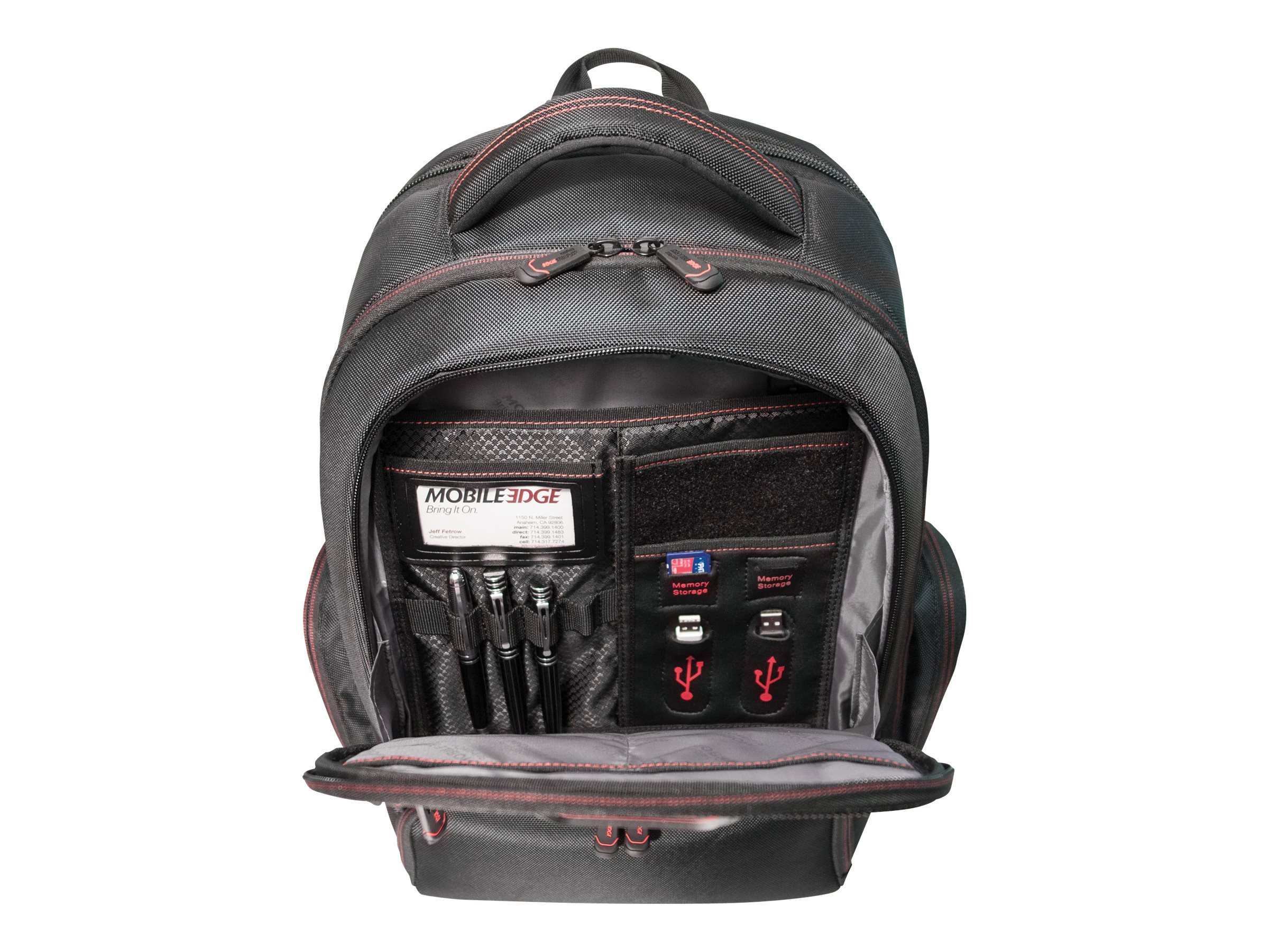 Replacement for Parts-MEPBP1 16IN POFESSIONAL Backpack-Black W/RED TR