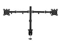 Amer Networks Tilting Dual Mount Clamp Base Wireless f  17in-32in w  Cable Management Arm Swivel, 2EZCLAMP, 41325946, Stands & Mounts - Desktop Monitors