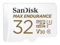 SanDisk 32GB MAX ENDURANCE V30 MicroSDHC Card, Class 10, SDSQQVR-032G-GN6IA , 42124063, Memory - Flash SanDisk 32GB MAX ENDURANCE V30 MicroSDHC Card, Class 10, SDSQQVR-032G-GN6IA , 42124063, Memory - Flash