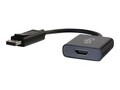 C2G DisplayPort to HDMI M F 4K Adapter, Black, 8, 54306, 32026432, Adapters & Port Converters