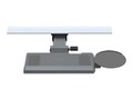 Humanscale Standard Keyboard Platform, 8 Clip Mouse with Gel Palm Support, 22 Standard Track, 5GV90090G22, 15243101, Ergonomic Products