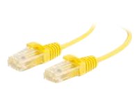 1 Feet Slim Ethernet Network Patch Cable Yellow UTP C2G/Cables to Go 01170 Cat6 Snagless Unshielded 