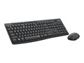 Logitech MK295 Wireless Membrane Keyboard and Mouse Bundle, Graphite, 920-009782, 41165884, Keyboard/Mouse Combinations