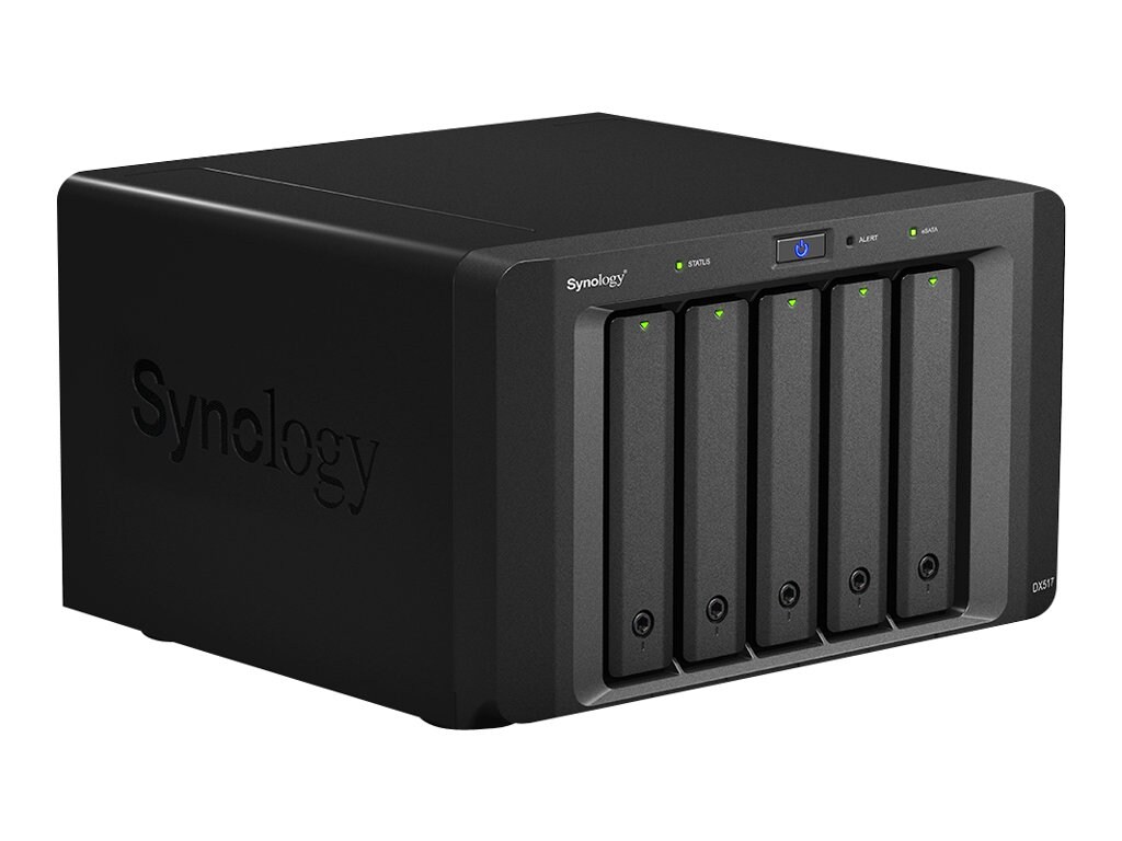 拡張ユニット Synology DX517 5ベイNAS Synology DX517 5-Bay Expansion Unit - Diskless (DX517)