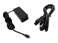 Total Micro 45W USB-C Adapter for ThinkPad T470, T480, Chromebook 11e G4, G5 , GX20M33579-TM, 41335648, AC Power Adapters (external)