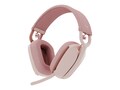 Logitech Zone Vibe 100 Wireless Headphones - Rose, 981-001258, 41518244, Headsets (w/ microphone)
