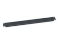 Middle Atlantic Flanged Steel Blank Panel, 1U, Black Powder Coat Finish, EB1, 12207359, Rack Mount Accessories