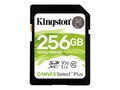 Kingston 256GB Canvas Select Plus SDXC Flash Memory Card, Class 10, SDS2/256GB, 37690869, Memory - Flash