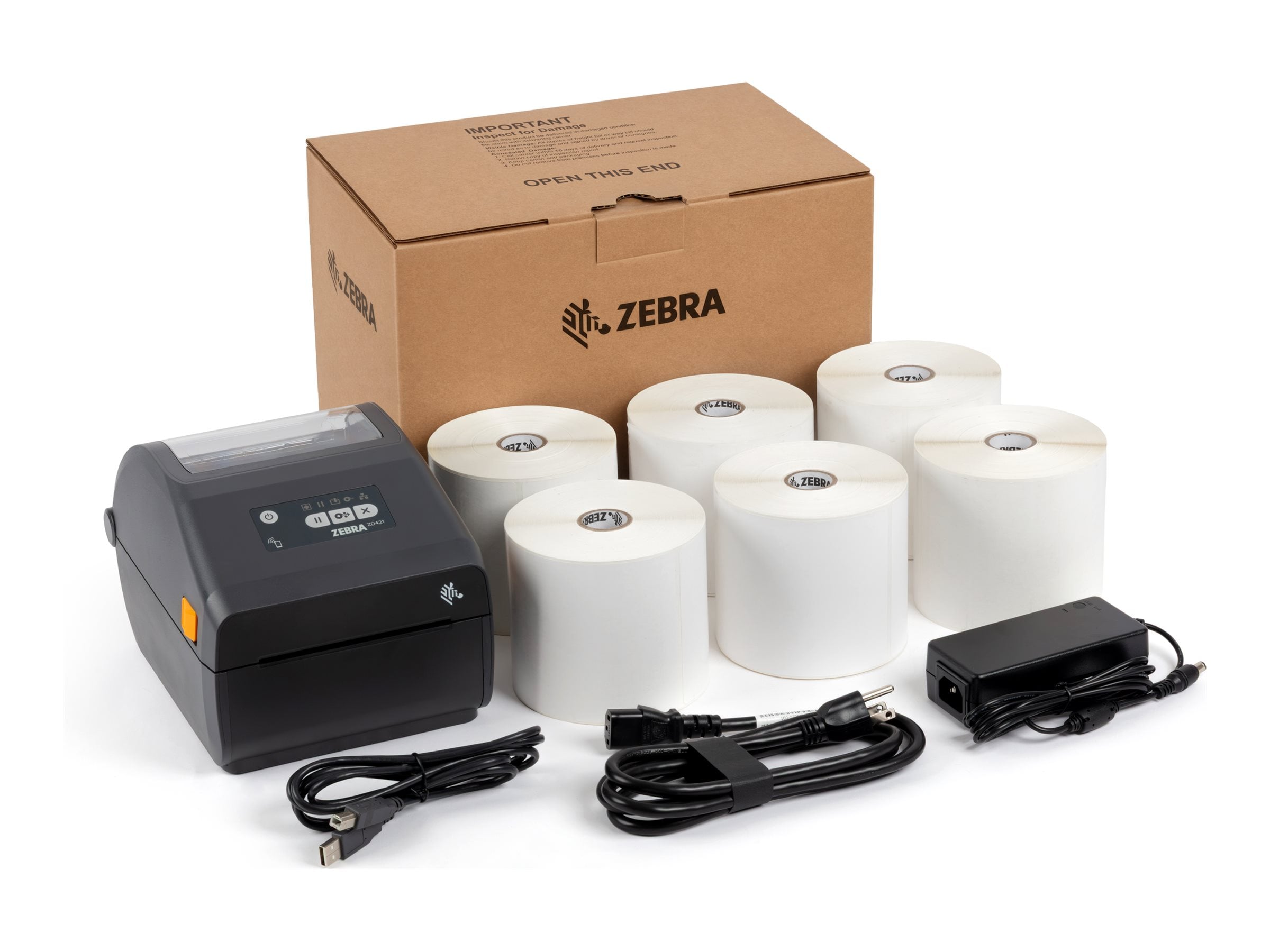 Zebra ZD421 203dpi TT 74 300M Printer (ZD4A042-301M00EZ)