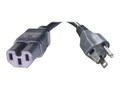 HPE Power Cord C15 to NEMA 5-15P, 2.5m, J9953A, 16590797, Power Cords