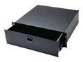 Middle Atlantic D Series Drawer, 2U x 14.5d, Black Anodized Finish, D2, 12207009, Rack Mount Accessories