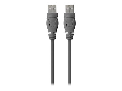 Belkin USB 2.0 Type A Male to Type A Male Cable, 10ft, F3U131-10, 16913200, Cables