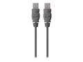 Belkin USB 2.0 Type A Male to Type A Male Cable, 10ft, F3U131-10, 16913200, Cables