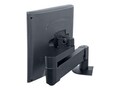 Ergotech Monitor Arm with Desk Edge Clamp Mount, Black, 7500-1000-104, 34374414, Stands & Mounts - Desktop Monitors