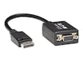 Tripp Lite Displayport to VGA M F Adapter Cable, Black, 6in, P134-06N-VGA, 12161709, Adapters & Port Converters