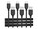 Cable Matters 201401-BLK-3X3                 Image 1 from Front