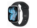 Apple Watch Series 11, GPS + Cellular, 46mm, Space Gray Aluminum Case with Black Sport Band - M L, MFCA4LW/A                     , 42039477, Wearable Technology - Apple Watch Series 6-7
