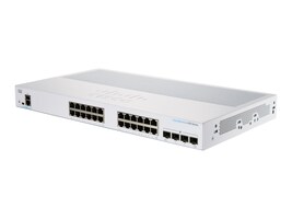 Cisco CBS250-24PP-4G-NA Main Image from Right-angle