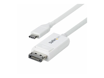 StarTech.com 4K 60Hz Bidirectional USB-C to DisplayPort 1.2 Cable, White, 2m, CDP2DP2MBW                    , 41973160, Cables